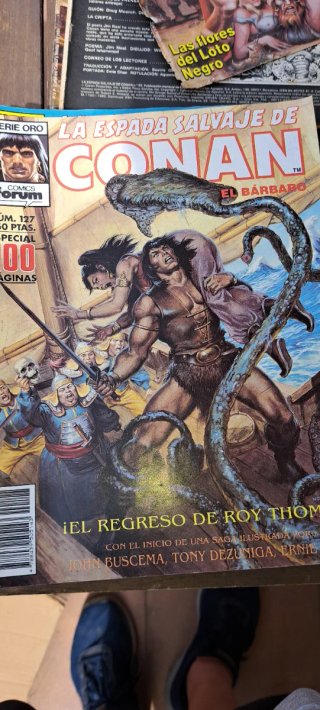 (Lote)Espada salvaje conan serie oro Forum 1 edi