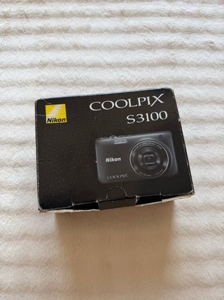 Nikon Coolpix S3100 Camara Digital Negra con caja