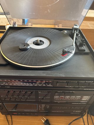 Equipo de musica vintage.
