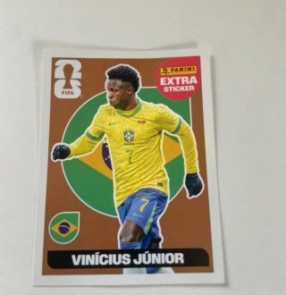 Cromo Mundial 2026 Vinicius Junior Bronce