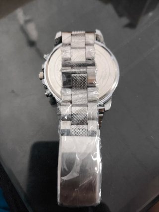 Reloj Zhowe Hombre Plata y Blanco