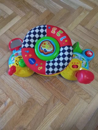 Volante de juguete para carrito de bebé