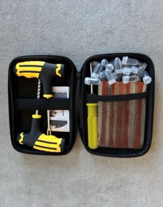 Kit reparación pinchazo tubeless moto coche NUEVO