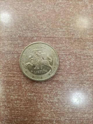 Moneda 50 céntimos Lituania 2015
