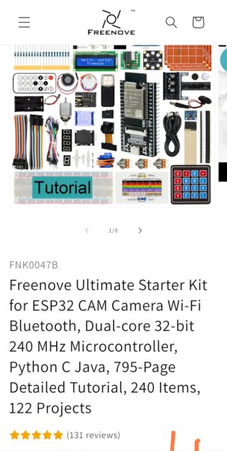 ESP32 Freenove Ultimate Starter Kit