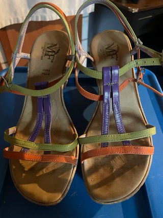 Sandali MF Jacques di Fiori zeppa