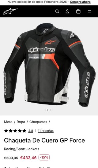 Chaqueta alpinestars GP force
