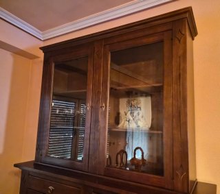 Mueble de salón de madera maciza