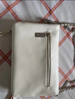 Bolso blanco tachuelas estrellas Green Coast