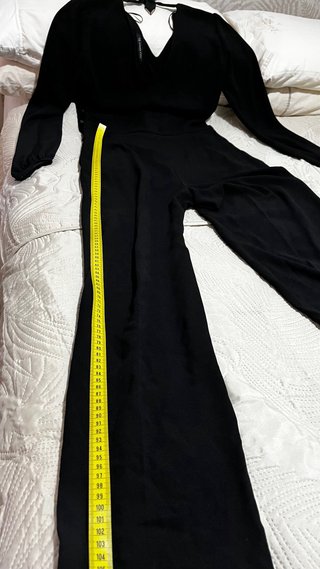 Mono de Fiesta Vestir Negro Talla M Escote en V