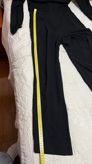 Mono de Fiesta Vestir Negro Talla M Escote en V