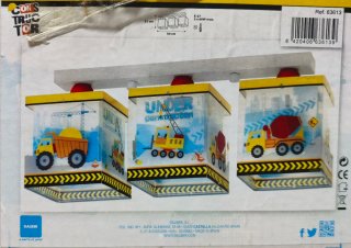 Lámpara Techo Infantil Construcción