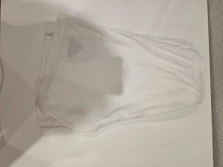 Pantalón corto Adidas – Blanco – Talla M –