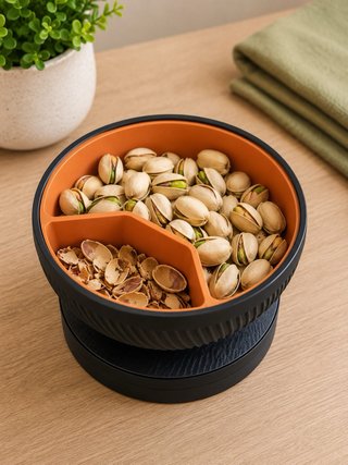 Cuenco 3D para picoteo (pistachos, aceitunas y pip