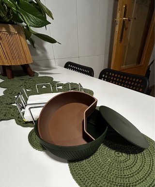 Cuenco 3D para picoteo (pistachos, aceitunas y pip