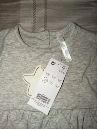 Vestido de manga larga 3/6m " tex"