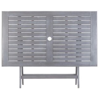 Tavolo pieghevole da giardino in legno 120x70x75cm