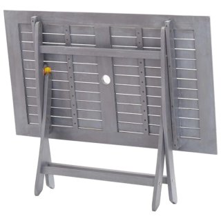 Tavolo pieghevole da giardino in legno 120x70x75cm
