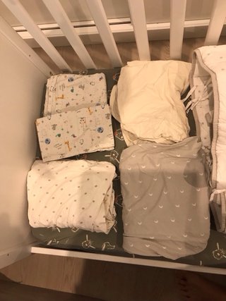 Cuna Ikea Sundvik Blanca con accesorios