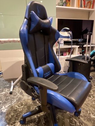 Silla Gamer Stinger Azul y Negra