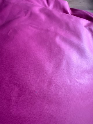 Puff Happers Tipo Pera color rosa oscuro Talla XL