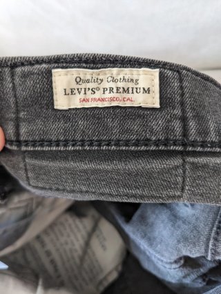 Levi's 510 Skinny Negro W31 L34