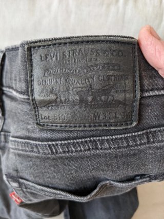Levi's 510 Skinny Negro W31 L34