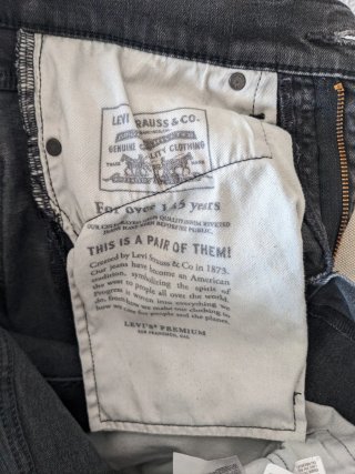 Levi's 510 Skinny Negro W31 L34