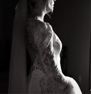 Vestido de Novia Blanco Corazón Espalda