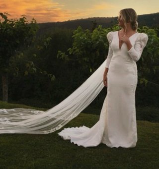 Vestido de Novia Blanco Corazón Espalda
