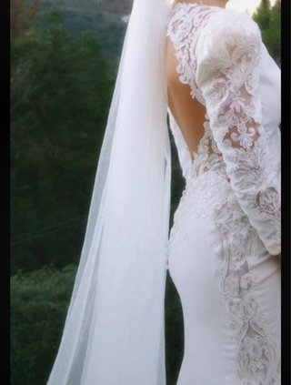 Vestido de Novia Blanco Corazón Espalda