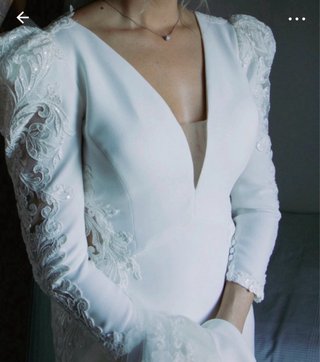 Vestido de Novia Blanco Corazón Espalda