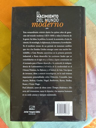 El nacimiento del mundo moderno