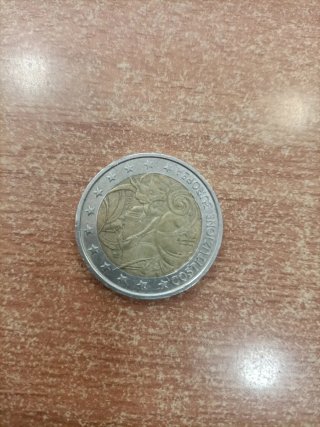 Moneda 2 € Italia 2005 conmemorativa Constitución
