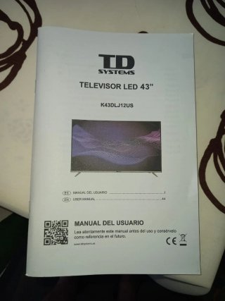 TV LED TD Systems 4K Negra