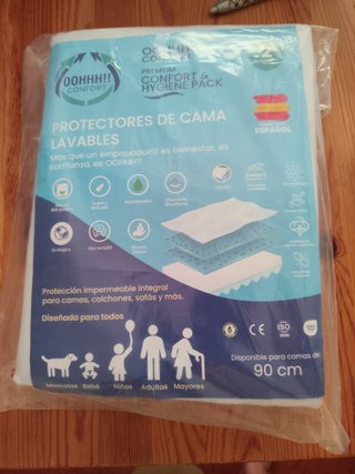 Empapadores protectores de colchón reutilizables