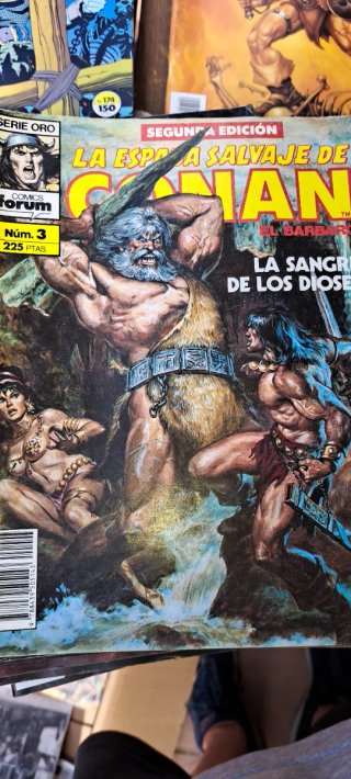 (lote)Espada salvaje conan,serie oro segun edición