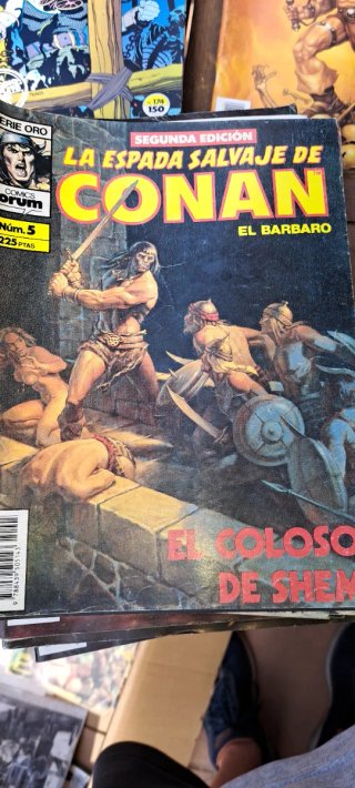 (lote)Espada salvaje conan,serie oro segun edición