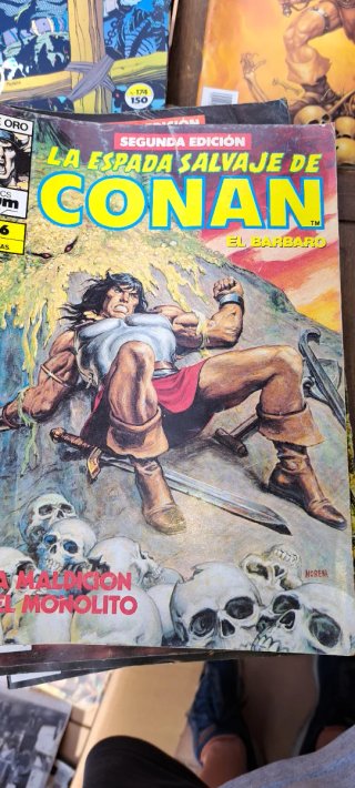 (lote)Espada salvaje conan,serie oro segun edición