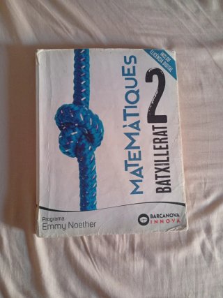 Matemàtiques, 2 Batxillerat, Programa Emmy Noet...