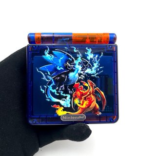 Game Boy Advance Sp Mega Charizard EX IPS USB-C