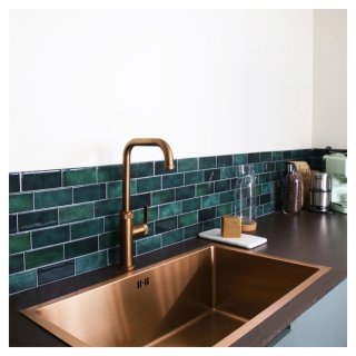 Grifo cocina Essebagno Molette bronce