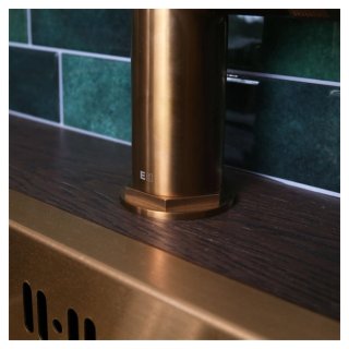 Grifo cocina Essebagno Molette bronce