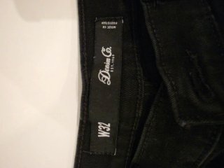 Pantalón corto vaquero negro – Denim Co. – Talla38