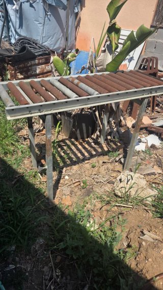 Mesa de rodillos industrial