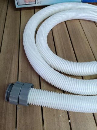 Manguera Bestway 3m ø38mm Gris/Blanco