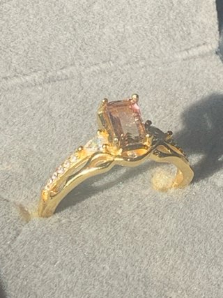 Anillo turmalina sandia