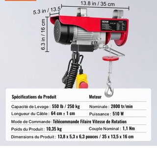 Polipasto Eléctrico de Cable