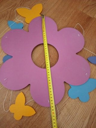 Lámpara infantil techo mariposas