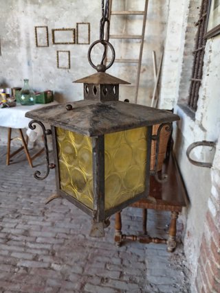 Lampadario/lanterna da esterno. Vintage